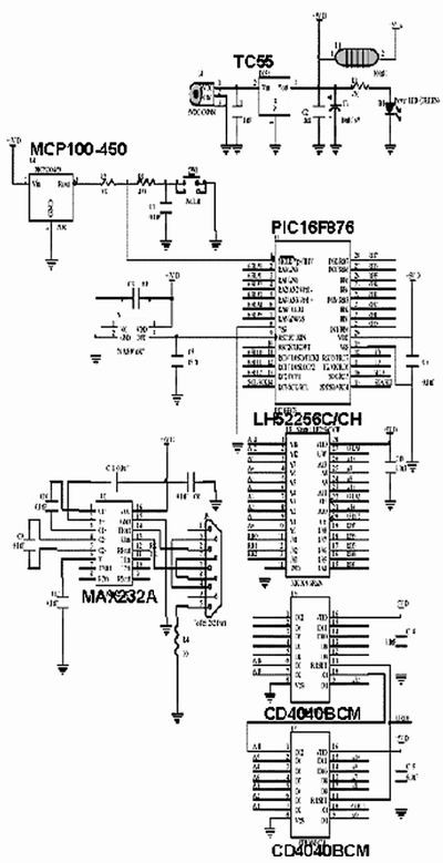 圖1、圖2、圖4和圖5中布線(xiàn)的電路原理圖